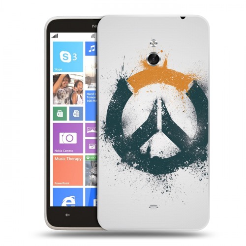 Дизайнерский пластиковый чехол для Nokia Lumia 1320 Overwatch