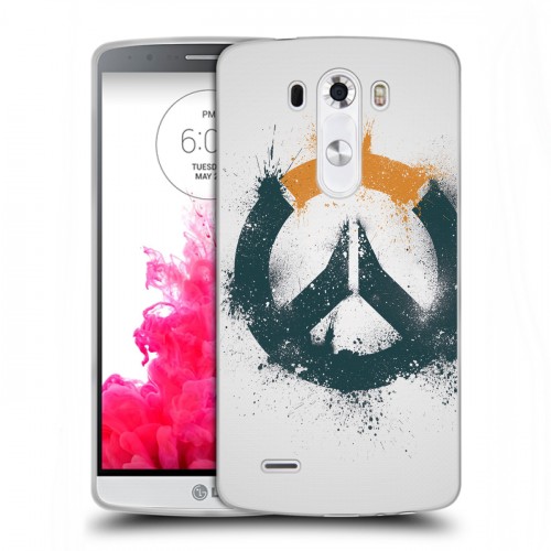 Дизайнерский пластиковый чехол для LG G3 (Dual-LTE) Overwatch