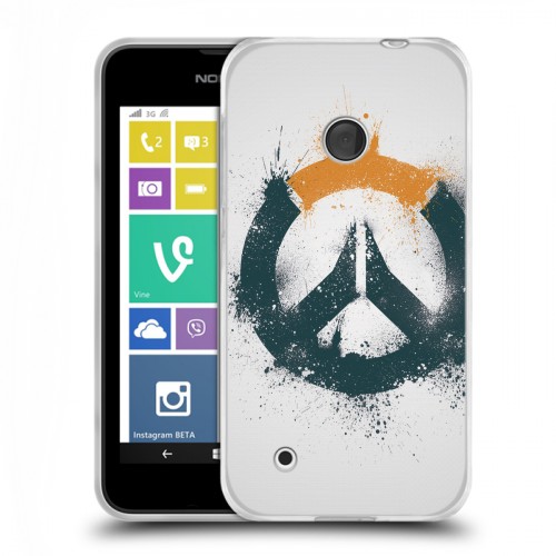 Дизайнерский пластиковый чехол для Nokia Lumia 530 Overwatch