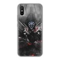 Дизайнерский силиконовый с усиленными углами чехол для Xiaomi RedMi 9A Overwatch