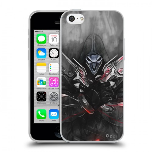 Дизайнерский пластиковый чехол для Iphone 5c Overwatch