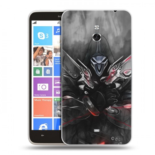 Дизайнерский пластиковый чехол для Nokia Lumia 1320 Overwatch