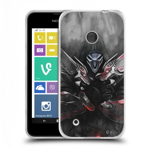 Дизайнерский пластиковый чехол для Nokia Lumia 530 Overwatch