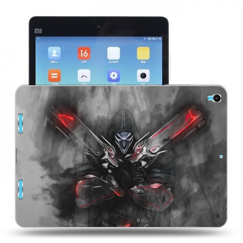 Дизайнерский силиконовый чехол для Xiaomi MiPad Overwatch