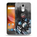 Дизайнерский пластиковый чехол для ZTE Blade X5 Overwatch