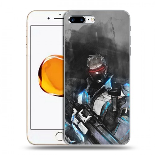 Дизайнерский пластиковый чехол для Iphone 7 Plus / 8 Plus Overwatch