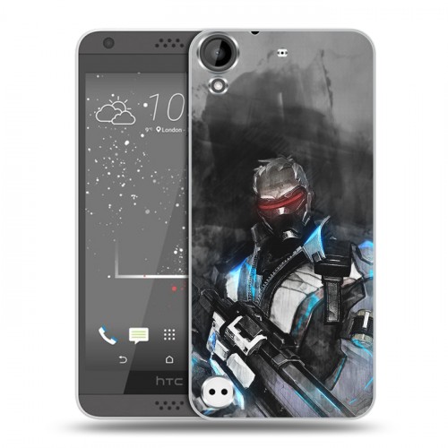 Дизайнерский пластиковый чехол для HTC Desire 530 Overwatch