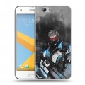 Дизайнерский пластиковый чехол для HTC One A9S Overwatch