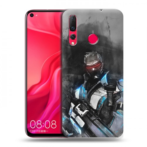 Дизайнерский пластиковый чехол для Huawei Nova 4 Overwatch