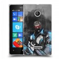 Дизайнерский пластиковый чехол для Microsoft Lumia 435 Overwatch