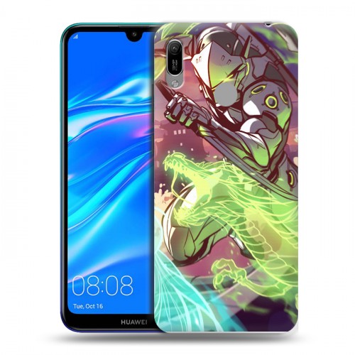 Дизайнерский пластиковый чехол для Huawei Y6 (2019) Overwatch