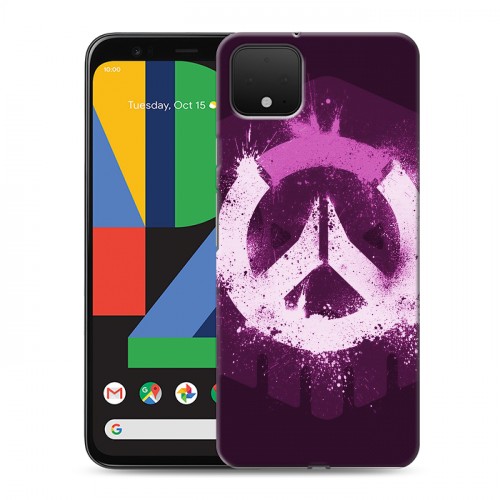 Дизайнерский пластиковый чехол для Google Pixel 4 Overwatch