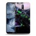 Дизайнерский пластиковый чехол для Nokia 6.1 Plus Overwatch