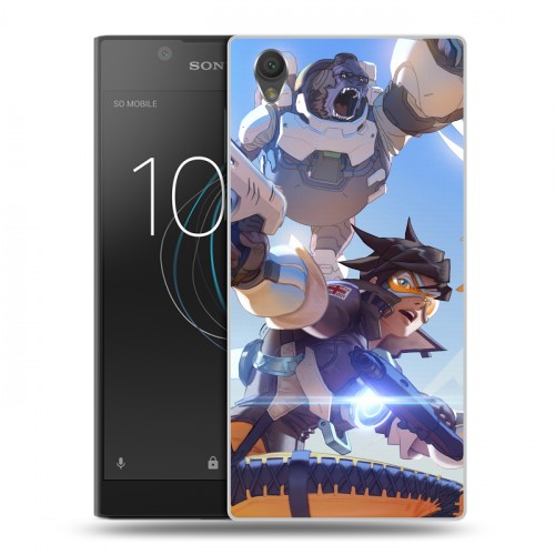 Дизайнерский пластиковый чехол для Sony Xperia L1 Overwatch