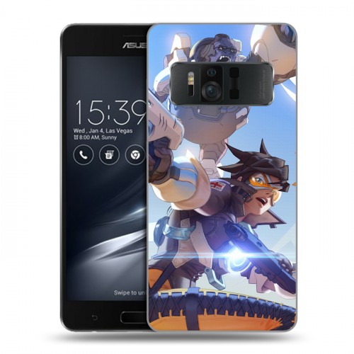 Дизайнерский силиконовый чехол для ASUS ZenFone AR Overwatch