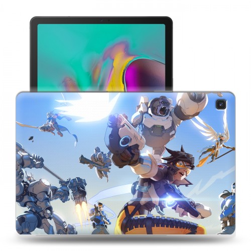 Дизайнерский силиконовый чехол для Samsung Galaxy Tab S5e Overwatch