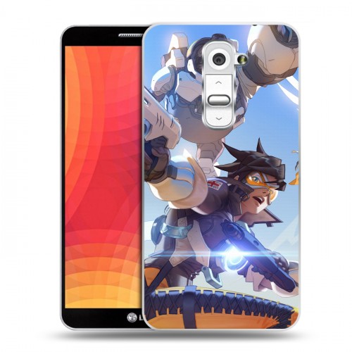 Дизайнерский пластиковый чехол для LG Optimus G2 Overwatch