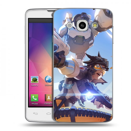 Дизайнерский пластиковый чехол для LG L60 Overwatch