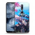 Дизайнерский пластиковый чехол для Nokia 6.1 Plus Overwatch