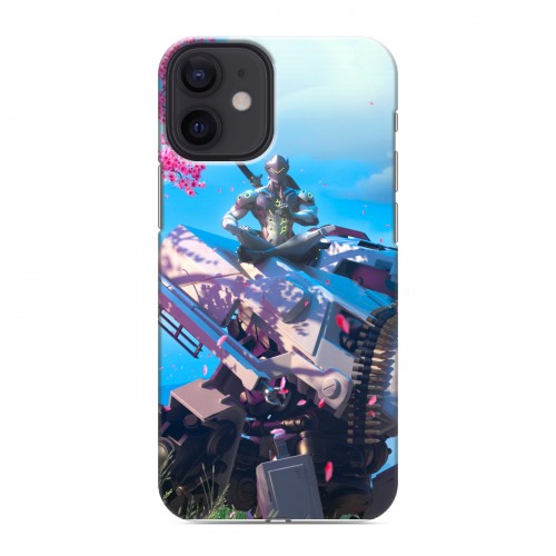 Дизайнерский силиконовый с усиленными углами чехол для Iphone 12 Mini Overwatch