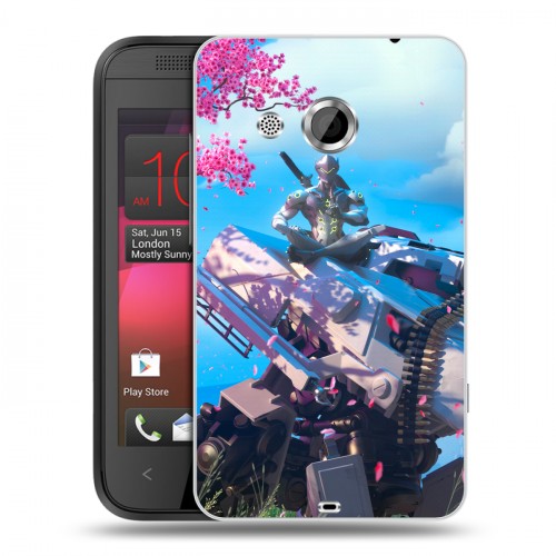 Дизайнерский пластиковый чехол для HTC Desire 200 Overwatch