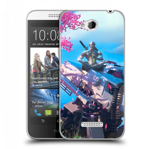 Дизайнерский пластиковый чехол для HTC Desire 616 Overwatch