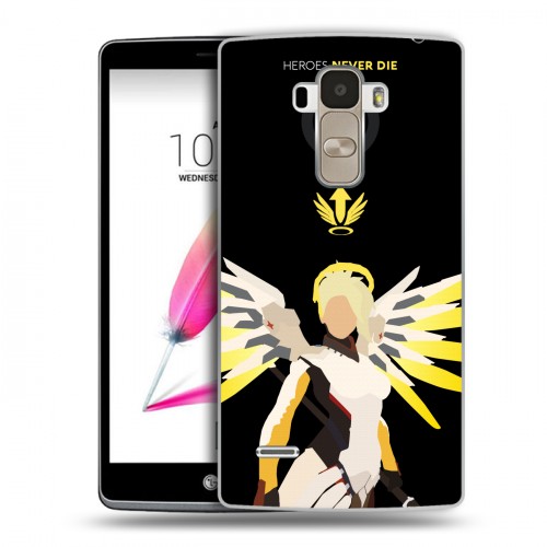 Дизайнерский силиконовый чехол для LG G4 Stylus Overwatch