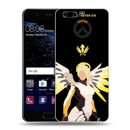 Дизайнерский пластиковый чехол для Huawei P10 Overwatch