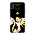 Дизайнерский силиконовый чехол для Iphone x10 Overwatch