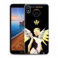 Дизайнерский силиконовый чехол для Xiaomi RedMi 7A Overwatch