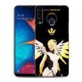 Дизайнерский пластиковый чехол для Samsung Galaxy A20s Overwatch