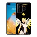 Дизайнерский пластиковый чехол для Huawei P40 Overwatch