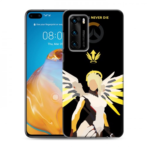 Дизайнерский пластиковый чехол для Huawei P40 Overwatch