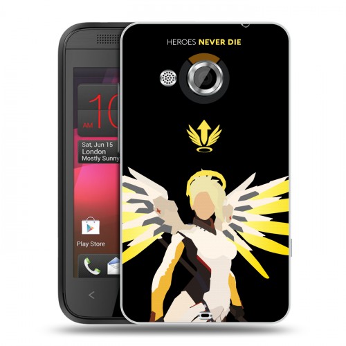 Дизайнерский пластиковый чехол для HTC Desire 200 Overwatch