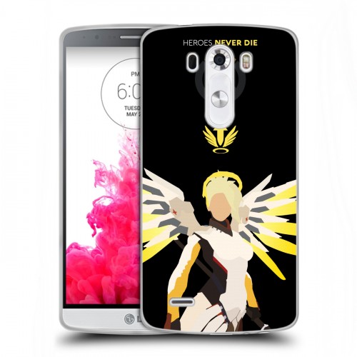 Дизайнерский пластиковый чехол для LG G3 (Dual-LTE) Overwatch