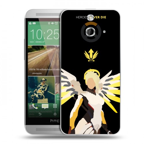 Дизайнерский пластиковый чехол для HTC One E8 Overwatch