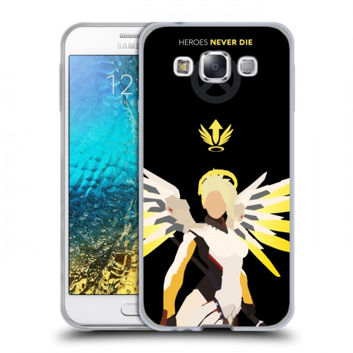 Дизайнерский пластиковый чехол для Samsung Galaxy E5 Overwatch