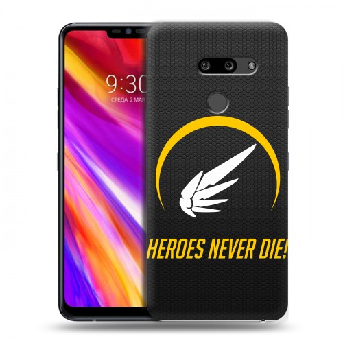 Дизайнерский пластиковый чехол для LG G8 ThinQ Overwatch