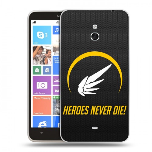 Дизайнерский пластиковый чехол для Nokia Lumia 1320 Overwatch