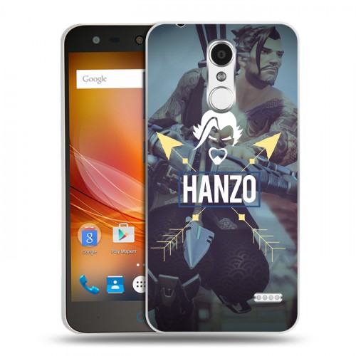 Дизайнерский пластиковый чехол для ZTE Blade X5 Overwatch