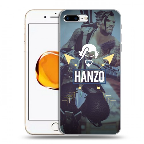 Дизайнерский пластиковый чехол для Iphone 7 Plus / 8 Plus Overwatch