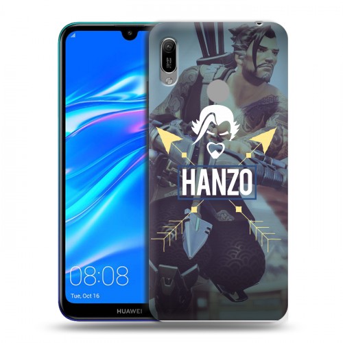 Дизайнерский пластиковый чехол для Huawei Y6 (2019) Overwatch