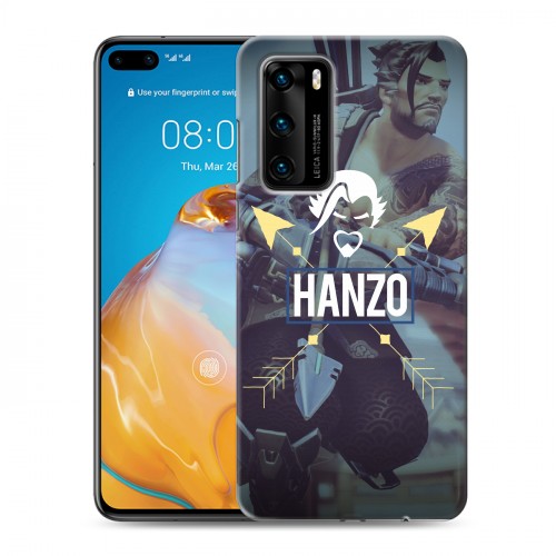 Дизайнерский силиконовый с усиленными углами чехол для Huawei P40 Overwatch