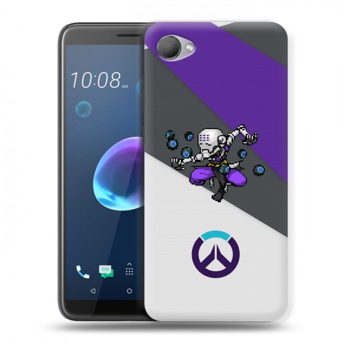 Дизайнерский пластиковый чехол для HTC Desire 12 Overwatch