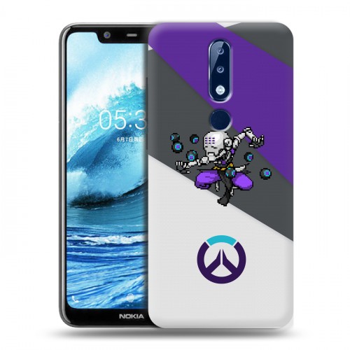 Дизайнерский силиконовый чехол для Nokia 5.1 Plus Overwatch