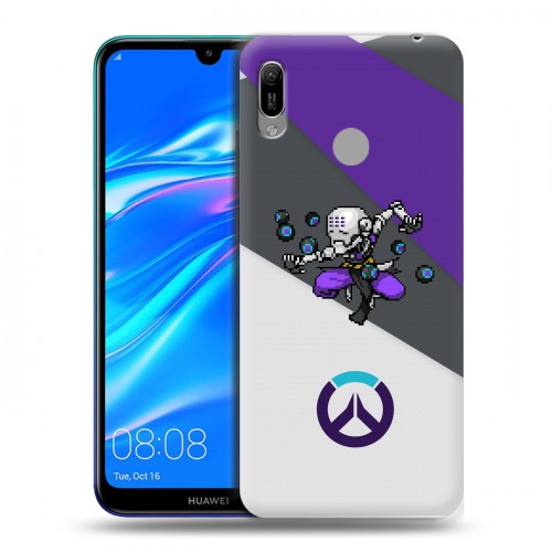 Дизайнерский пластиковый чехол для Huawei Y6 (2019) Overwatch