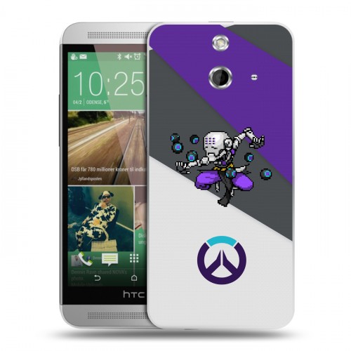 Дизайнерский пластиковый чехол для HTC One E8 Overwatch