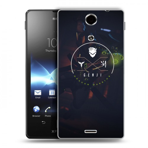 Дизайнерский пластиковый чехол для Sony Xperia TX Overwatch