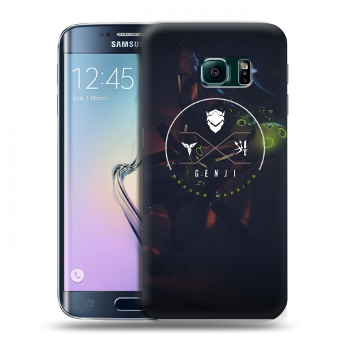 Дизайнерский силиконовый чехол для Samsung Galaxy S6 Edge Overwatch