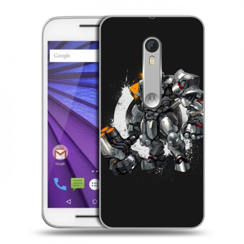 Дизайнерский пластиковый чехол для Lenovo Moto G Overwatch